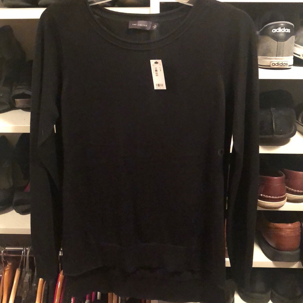 2 small black sweaters- The limited. Never worn